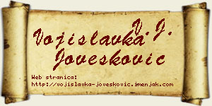 Vojislavka Jovešković vizit kartica